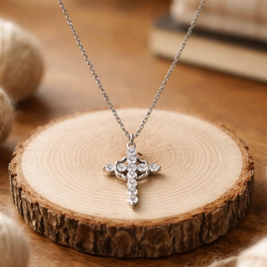 Faith Neck Crown of lace-Unbreakable Crown Cross Design