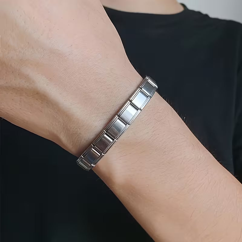 Unisex Minimalist Elastic Steel Bracelet