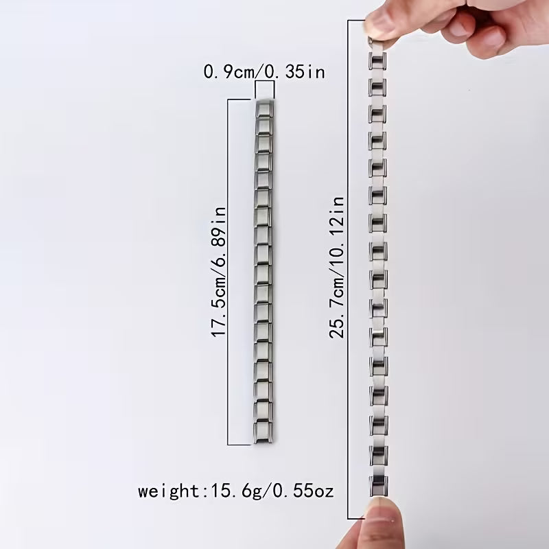 Unisex Minimalist Elastic Steel Bracelet